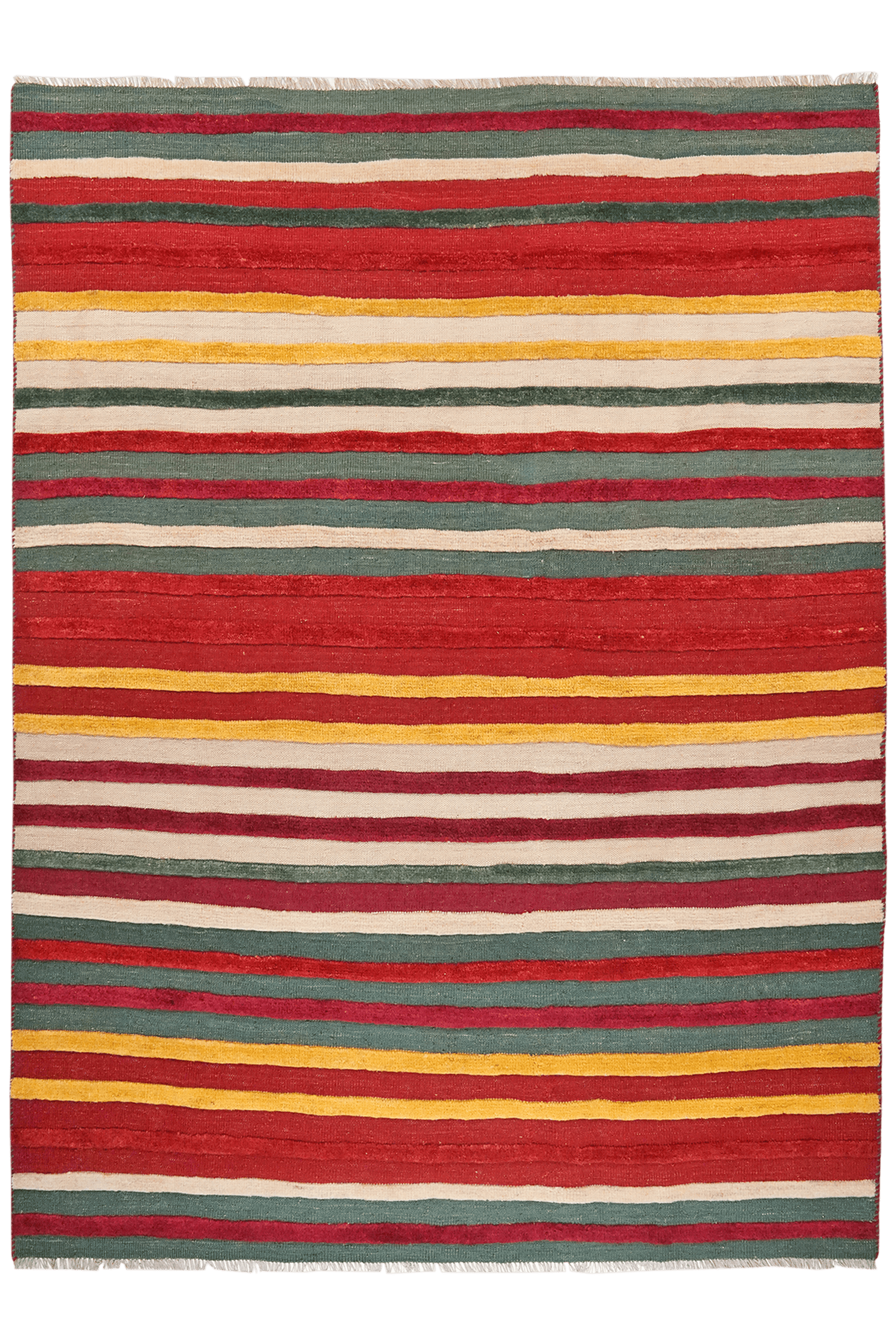 Kelim Gabbeh — Handmade, 208x280 cm, Multicolor, 100% Virgin Wool | Main view