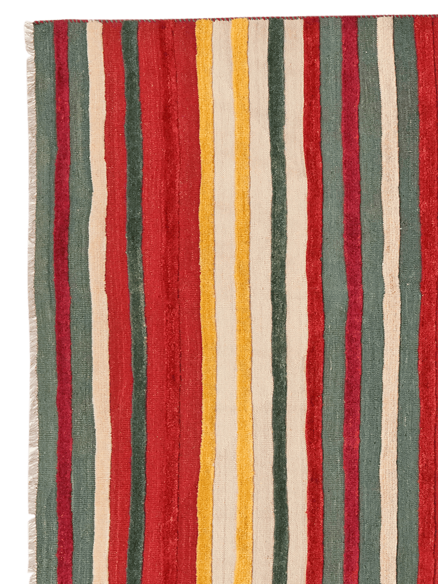 Kelim Gabbeh — Handmade, 208x280 cm, Multicolor, 100% Virgin Wool | View 3