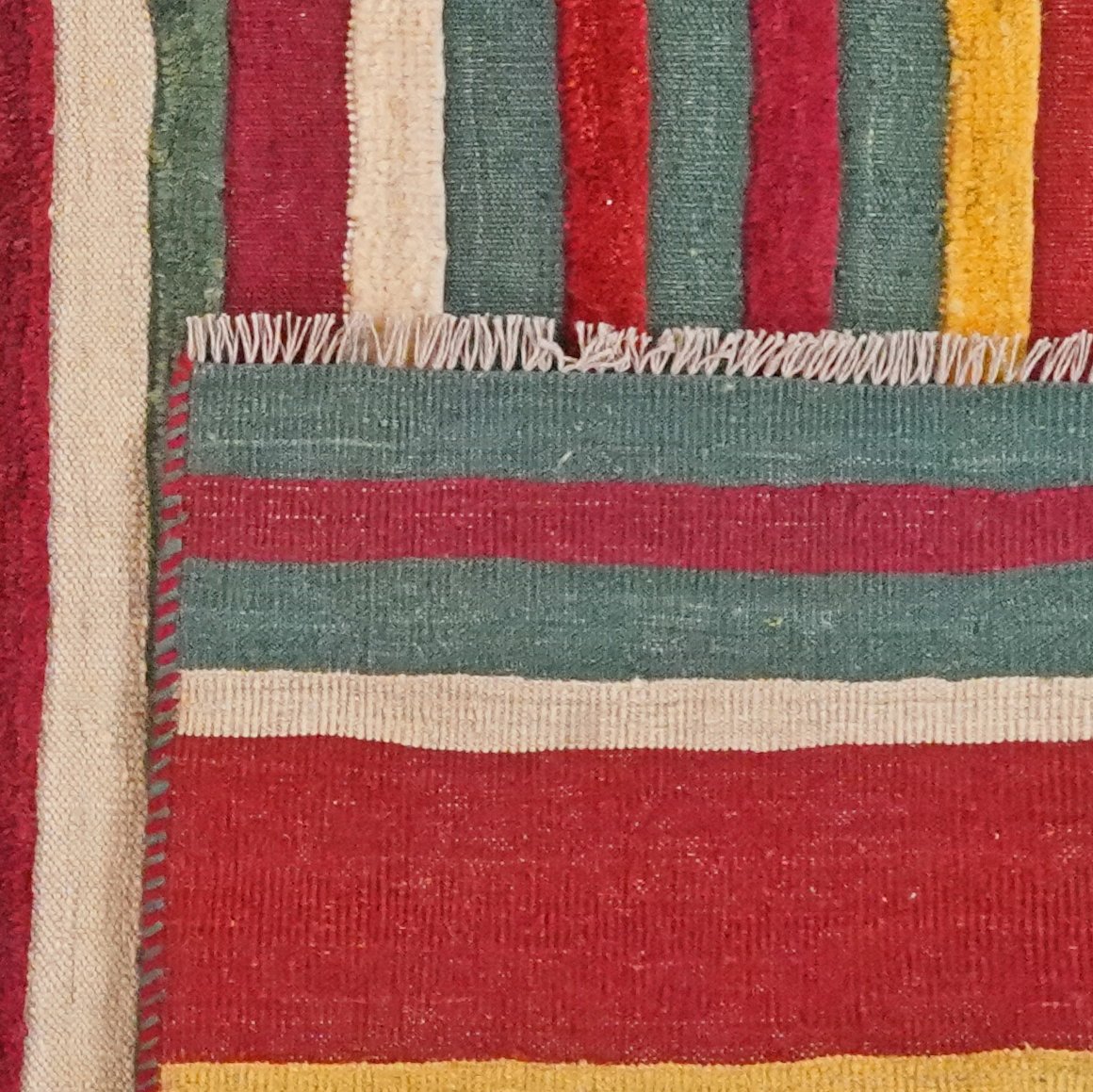 Kelim Gabbeh — Handmade, 208x280 cm, Multicolor, 100% Virgin Wool | View 6