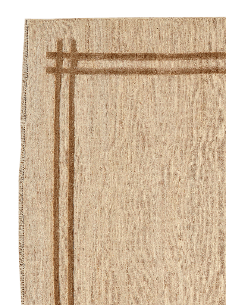 Kelim Gashgai — Handmade, 171x242 cm, Beige, 100% Virgin Wool | View 3