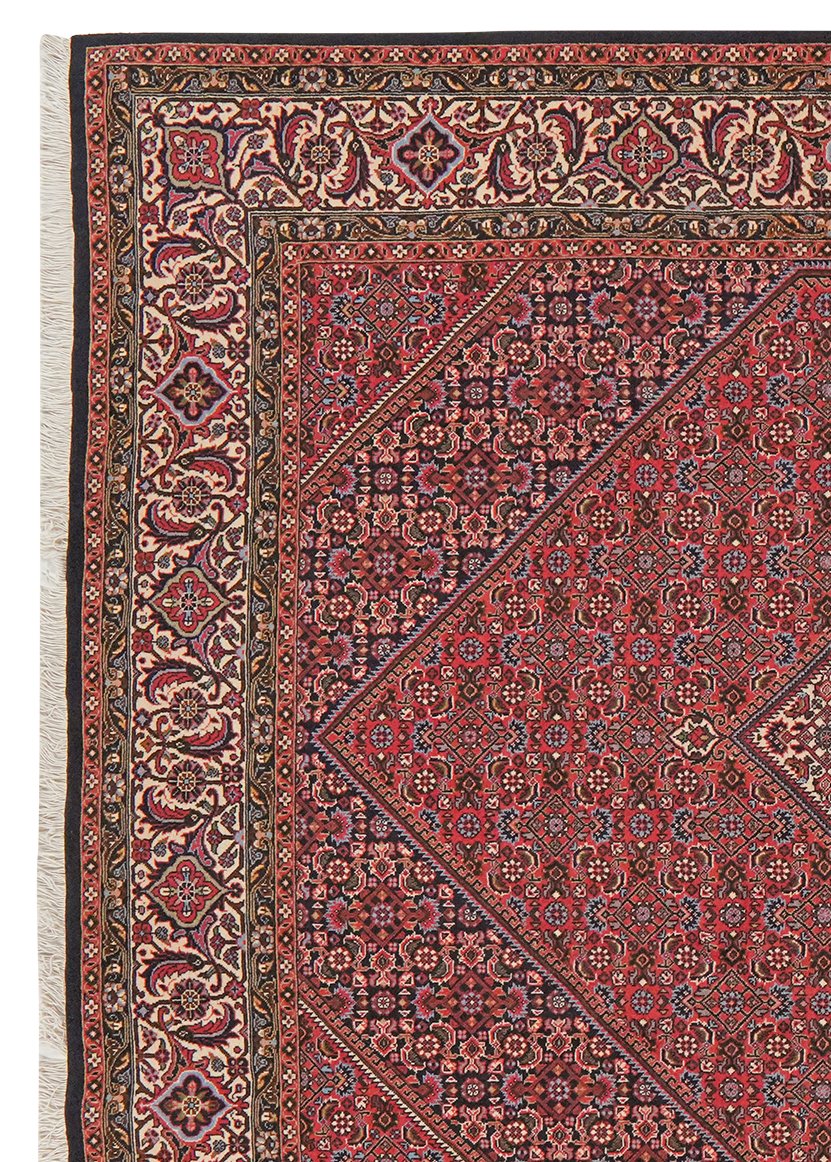 Bidjar Zandjan — Hand-knotted, 200x309 cm, Red, 100% Virgin Wool | View 3