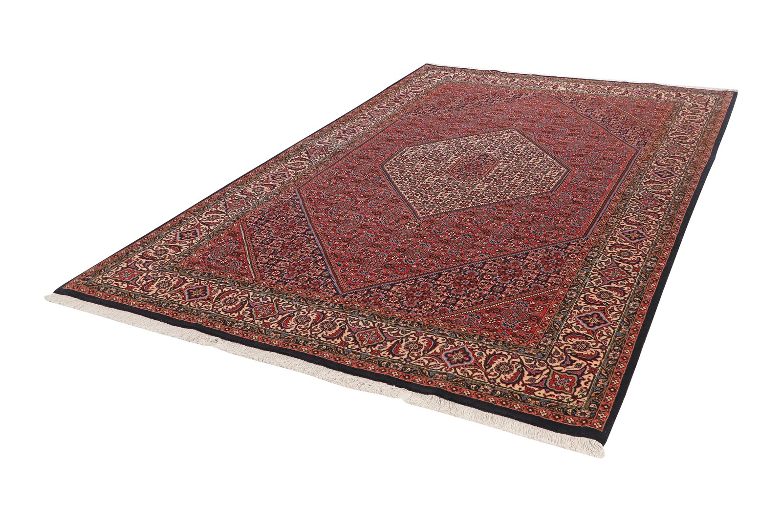 Bidjar Zandjan — Hand-knotted, 200x309 cm, Red, 100% Virgin Wool | View 5