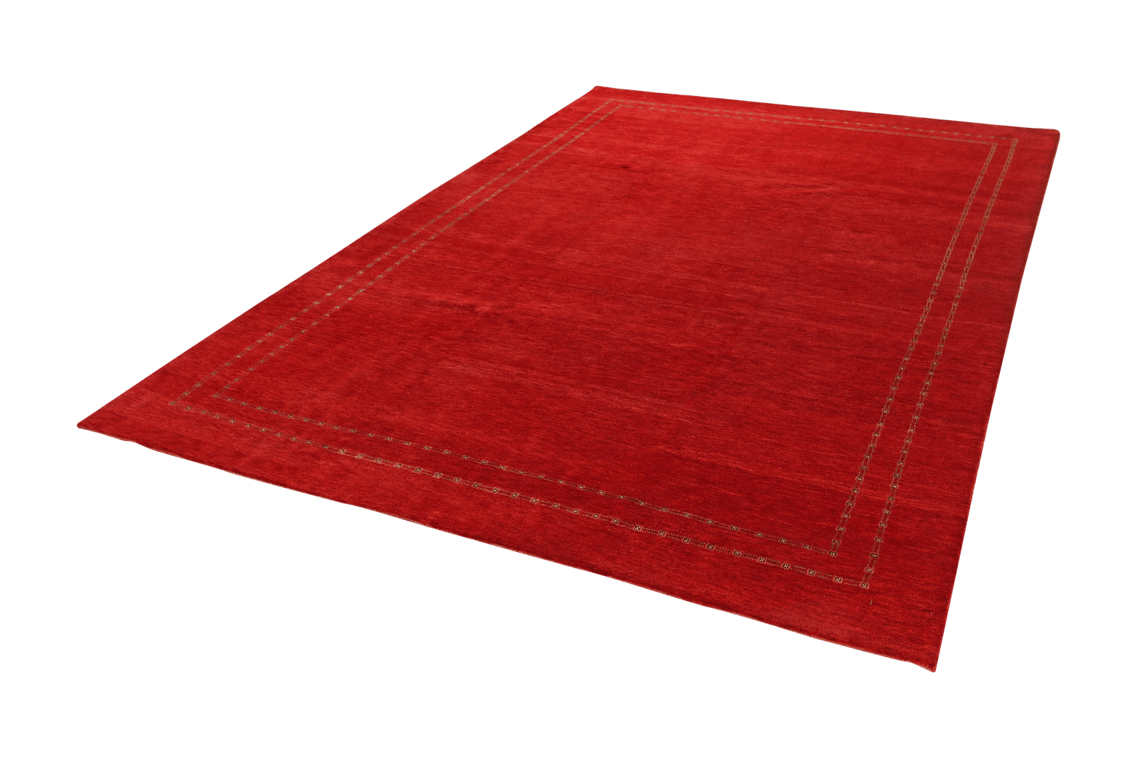 Rizbaf — Hand-knotted, 198x298 cm, Red, 100% Virgin Wool | View 5