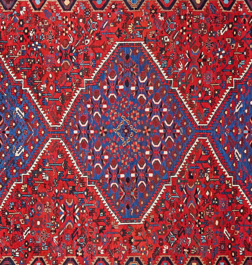 Boynat — Hand-knotted, 255x338 cm, Red, 100% Virgin Wool | View 4