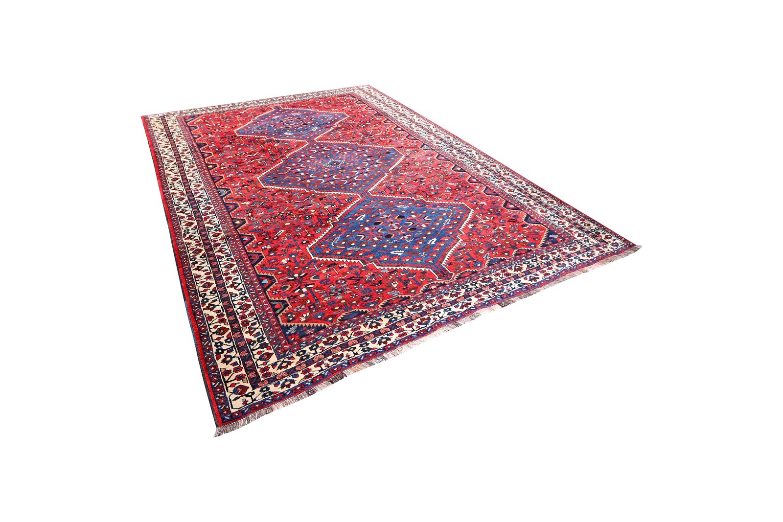 Boynat — Hand-knotted, 255x338 cm, Red, 100% Virgin Wool | View 5