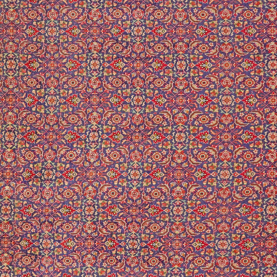 Tabriz Old — Hand-knotted, 200x305 cm, Blue, 100% Virgin Wool | View 4