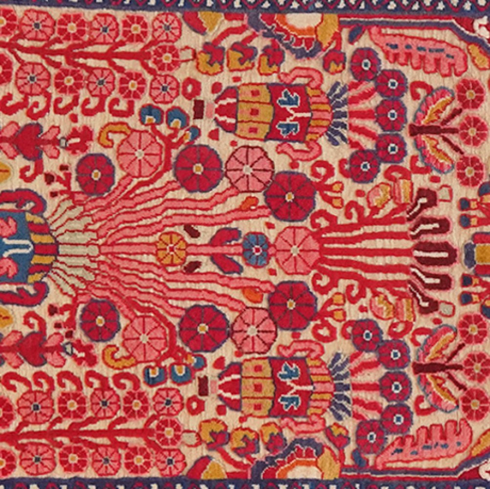 Djozan — Hand-knotted, 65x101 cm, Beige, 100% Virgin Wool | View 4