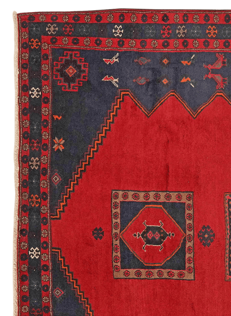 Kelardasht — Hand-knotted, 256x294 cm, Red, 100% Virgin Wool | View 3