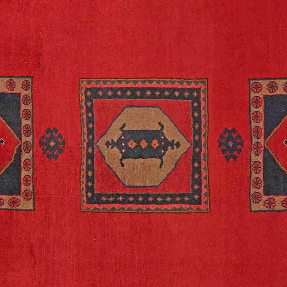 Kelardasht — Hand-knotted, 256x294 cm, Red, 100% Virgin Wool | View 4