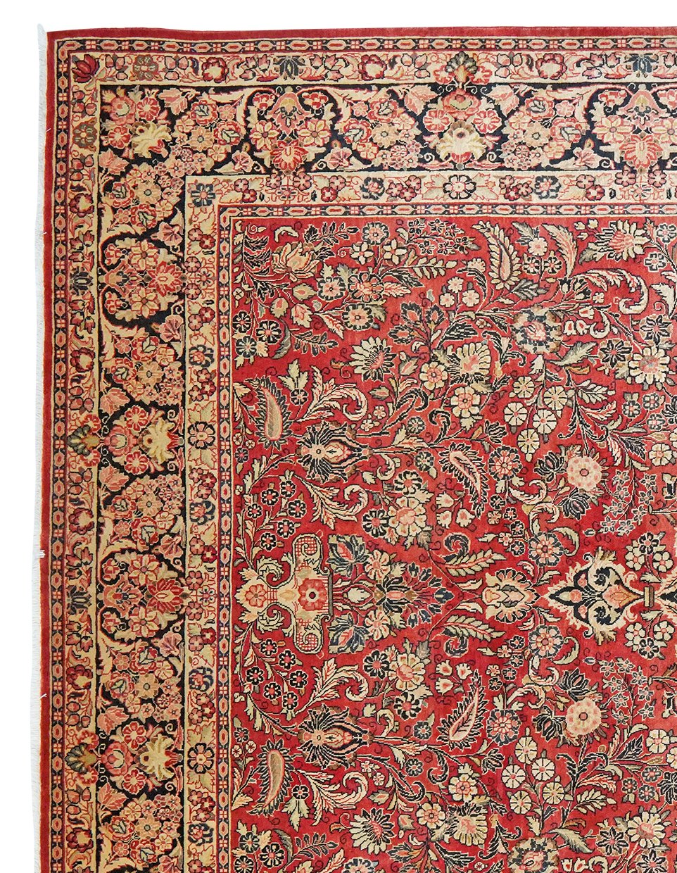 Mohadjeran — Hand-knotted, 268x365 cm, Red, 100% Virgin Wool | View 3