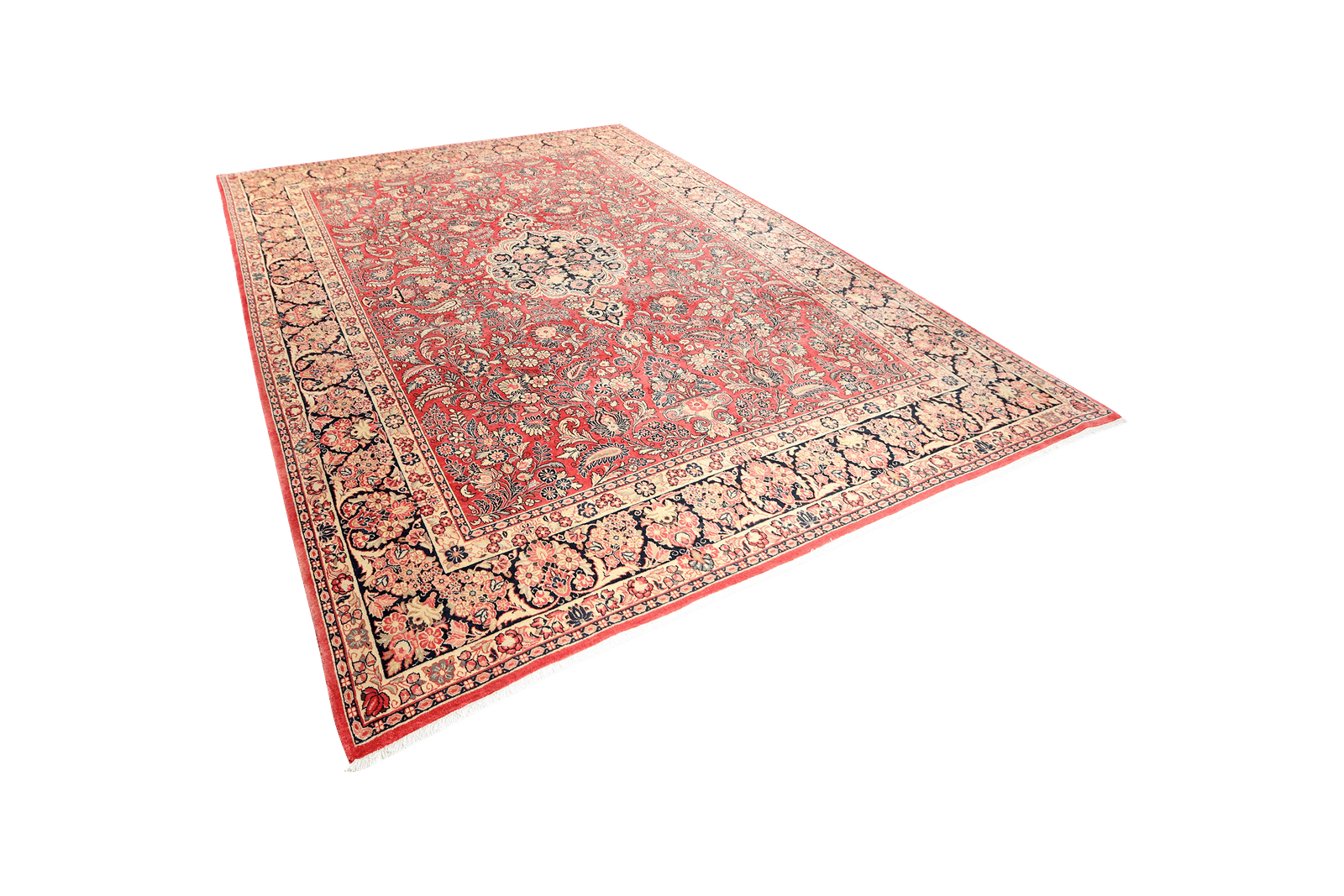 Mohadjeran — Hand-knotted, 268x365 cm, Red, 100% Virgin Wool | View 5