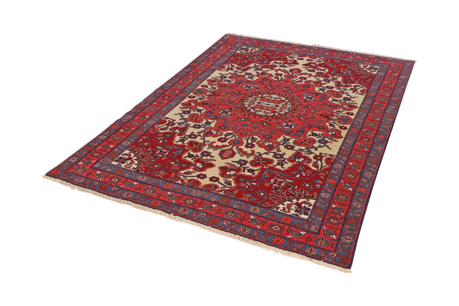 Tafresh — Hand-knotted, 141x196 cm, Beige, 100% Virgin Wool | View 5