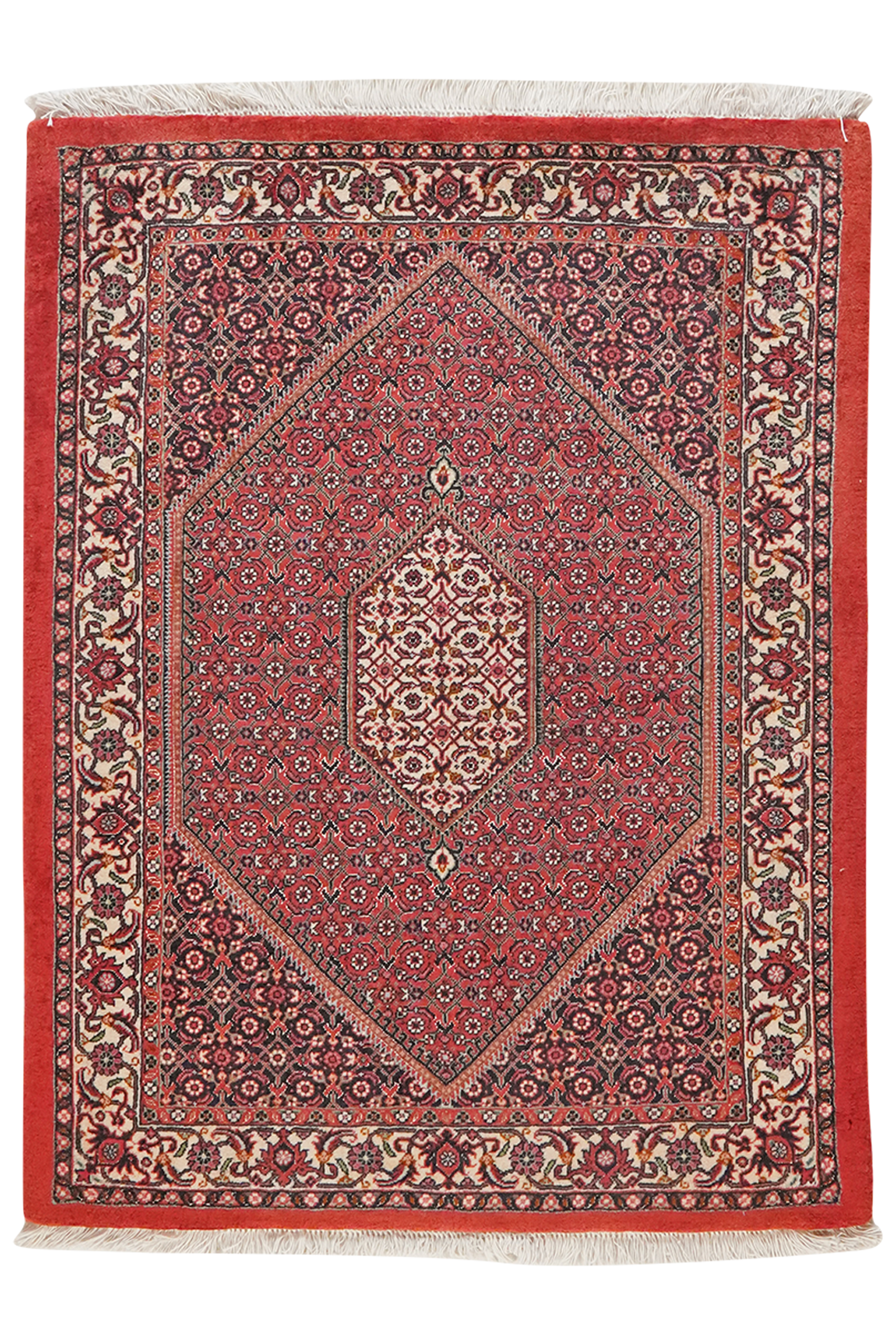 Bidjar Bookan — Handgefertigt, 107x82 cm, Beige, 100% Virgin Wool | Main view
