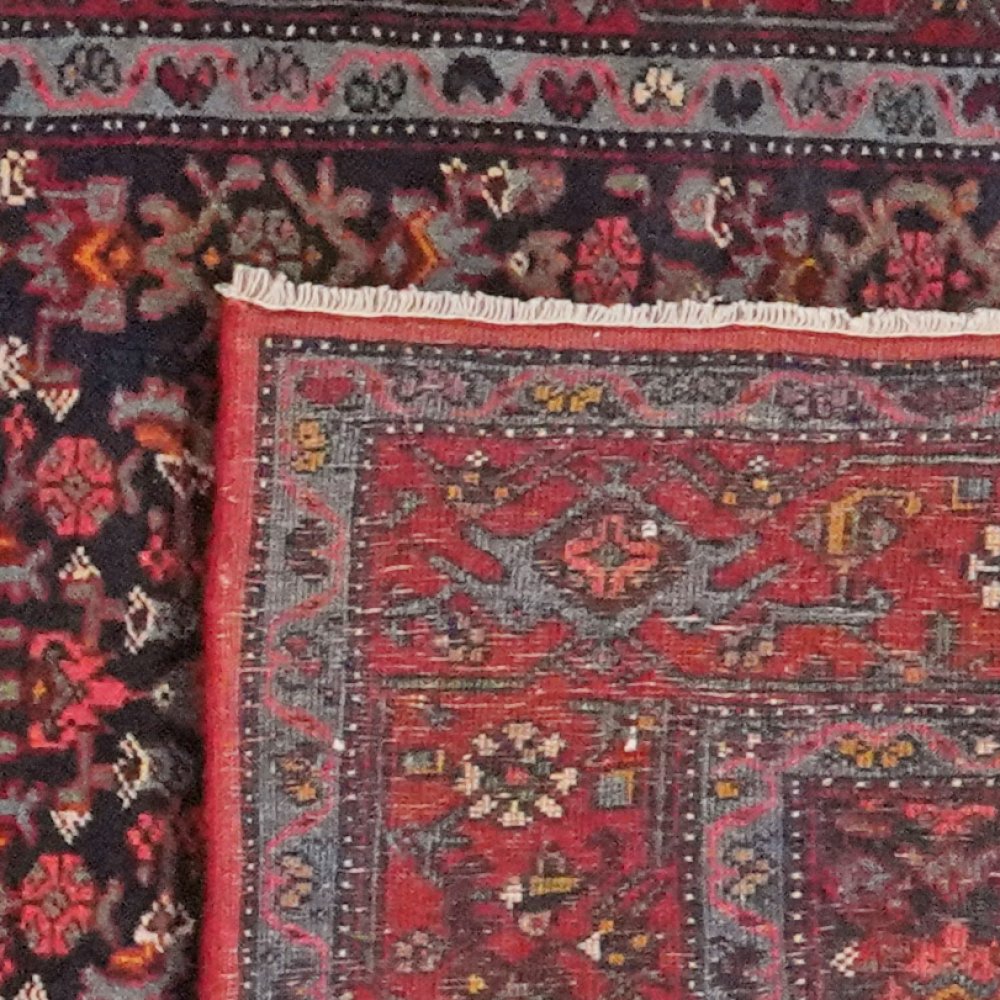 Bidjar — Hand-knotted, 100x501 cm, Blue, 100% Virgin Wool | View 6