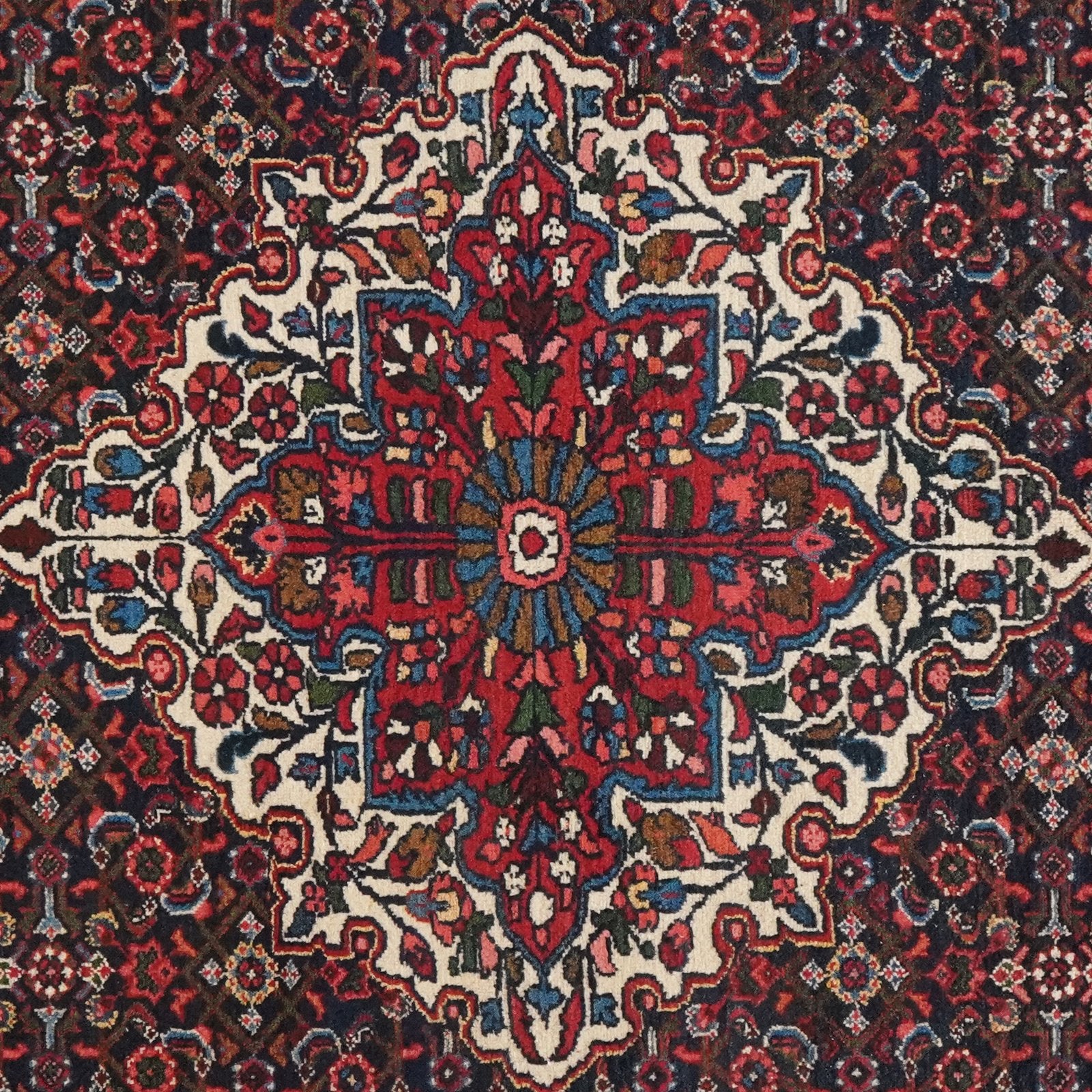 Bourtchalou — Hand-knotted, 148x219 cm, Blue, 100% Virgin Wool | View 4