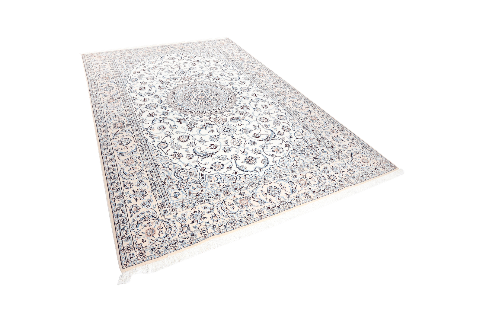 Nain 9La — Hand-knotted, 201x302 cm, Beige, 100% Virgin Wool | View 5