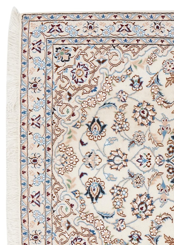 Nain 9La — Hand-knotted, 101x141 cm, Beige, 100% Virgin Wool | View 3