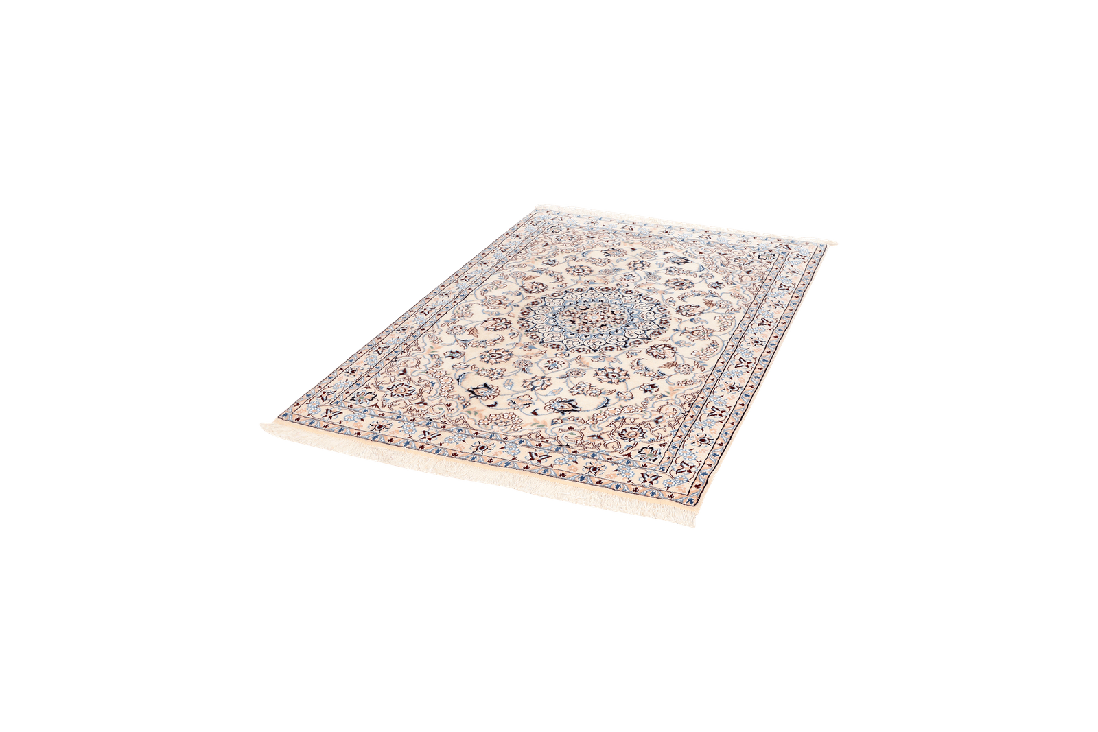 Nain 9La — Hand-knotted, 101x141 cm, Beige, 100% Virgin Wool | View 5