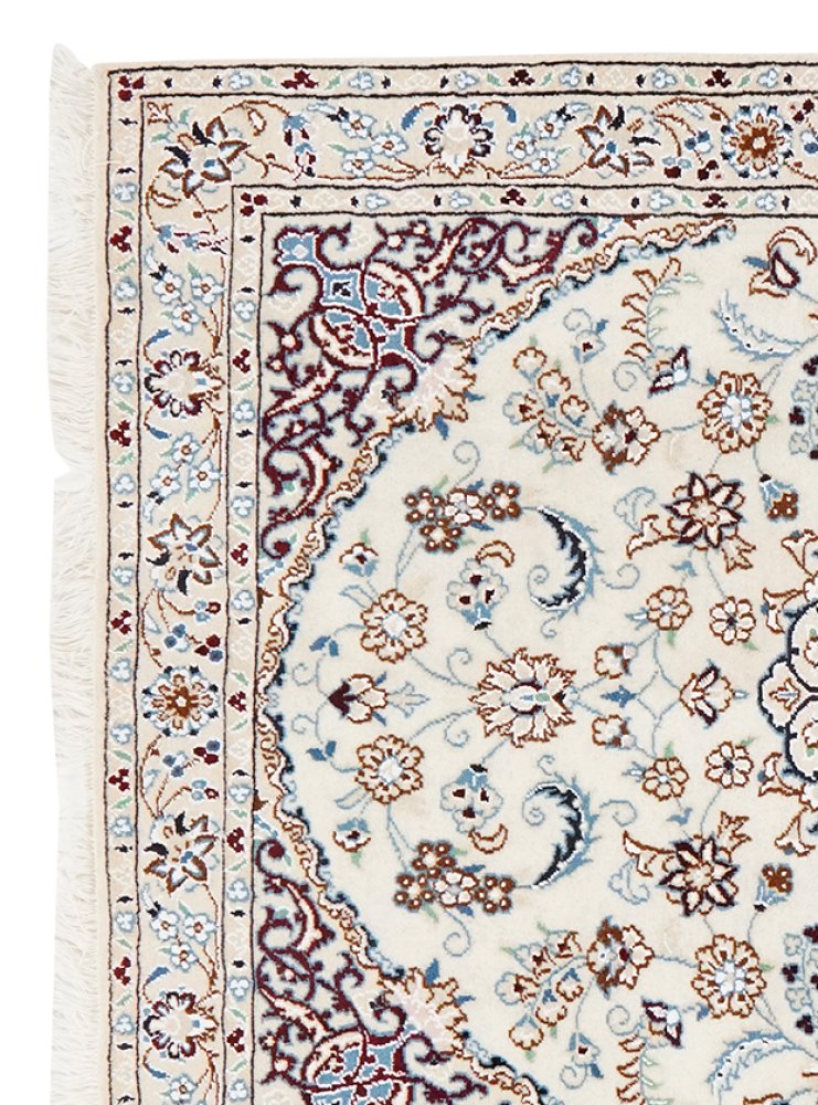 Nain 9La — Hand-knotted, 100x151 cm, Beige, 100% Virgin Wool | View 3