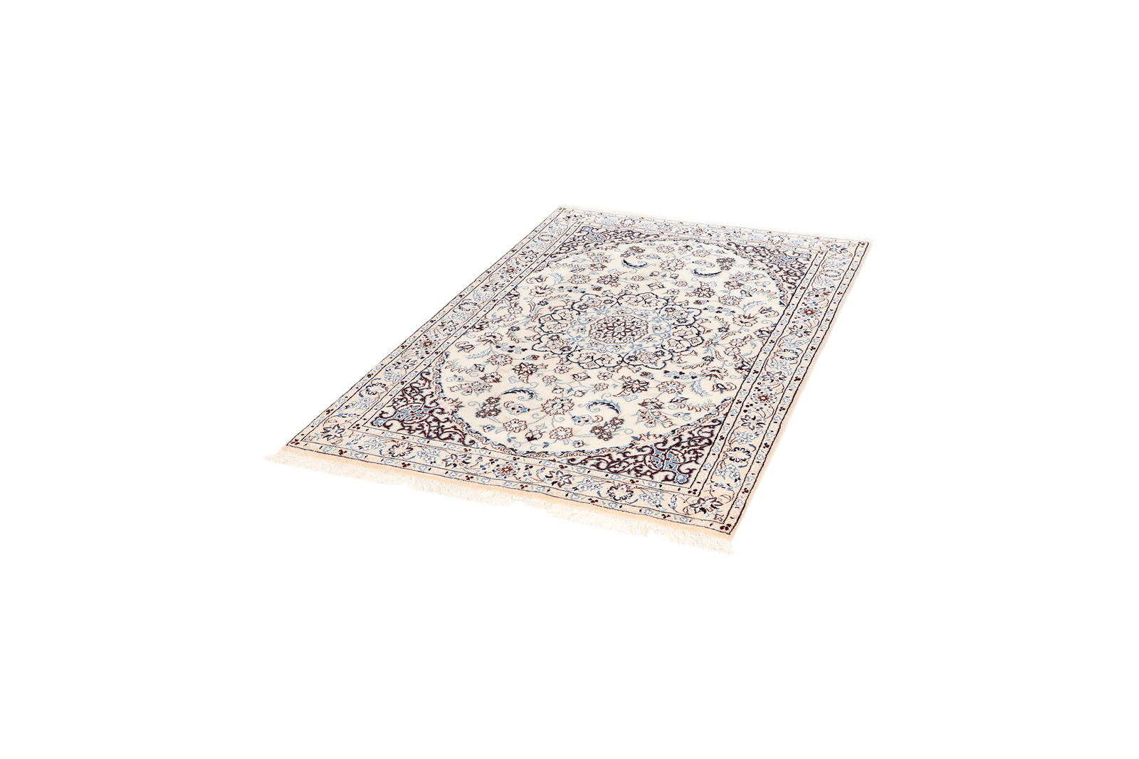 Nain 9La — Hand-knotted, 100x151 cm, Beige, 100% Virgin Wool | View 5