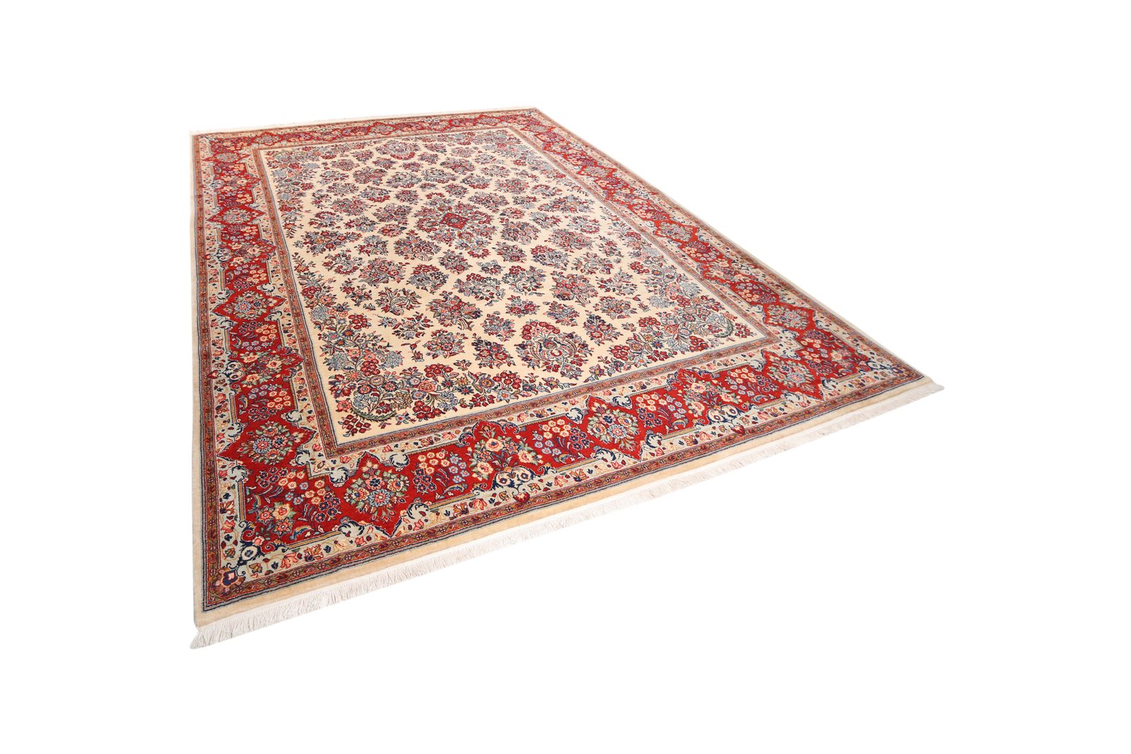Sarough — Hand-knotted, 260x340 cm, Beige, 100% Virgin Wool | View 5