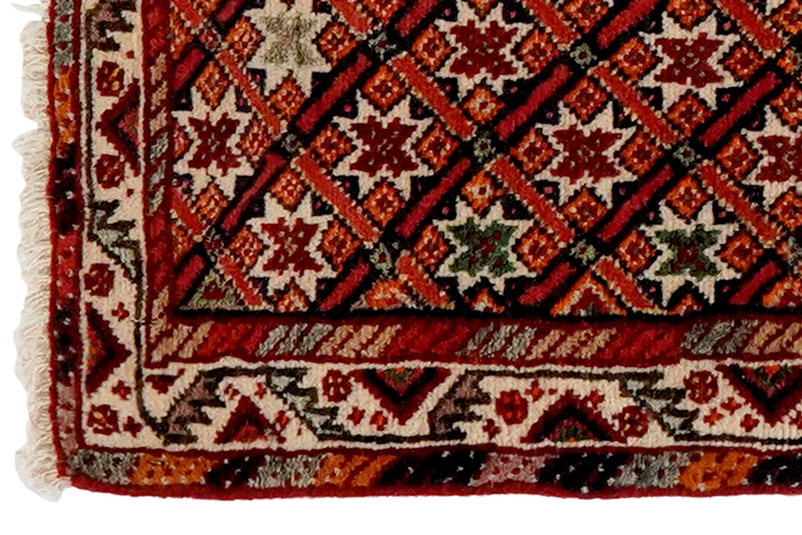 Gashgai — Hand-knotted, 58x55 cm, Multicolor, 100% Virgin Wool | View 3