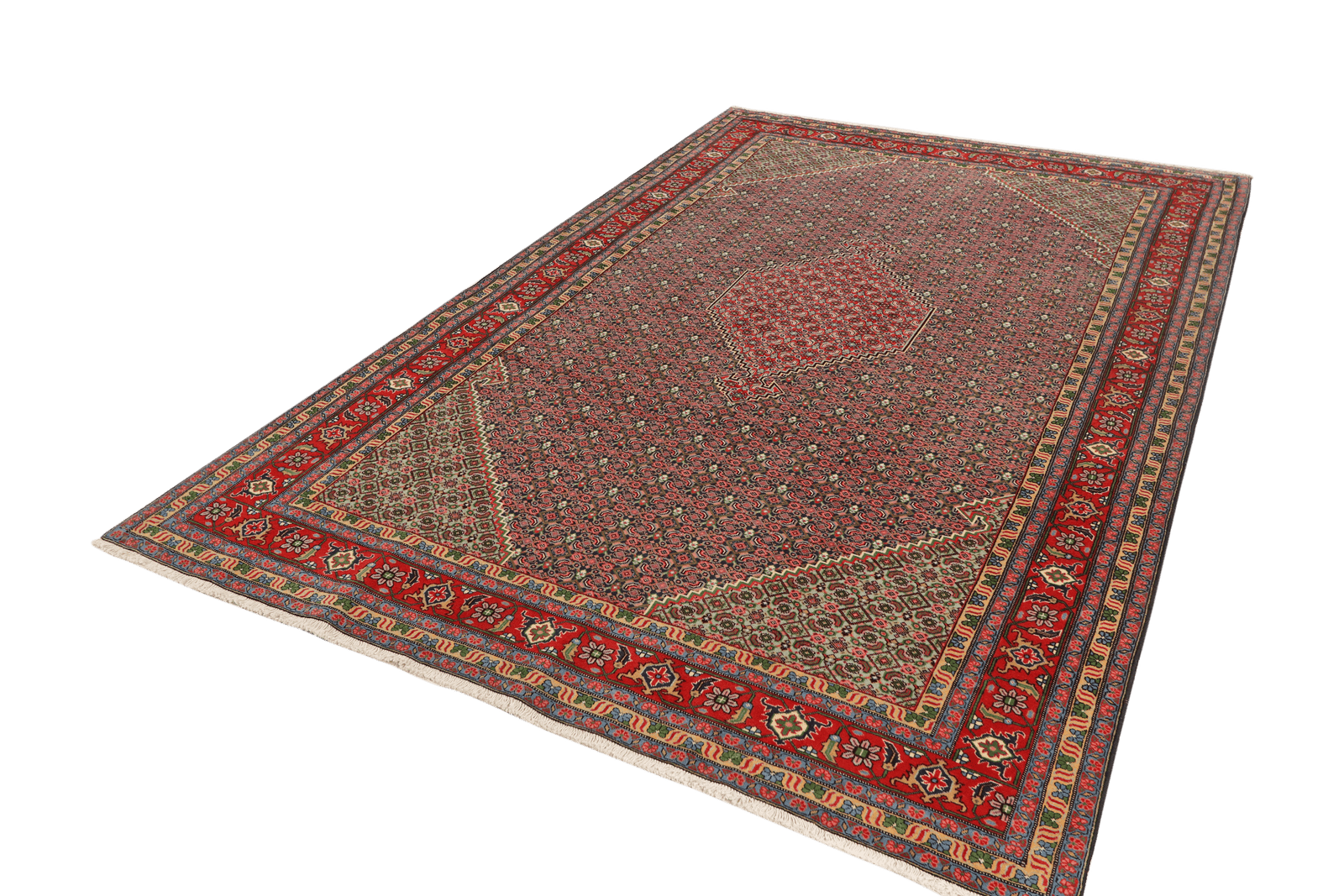 Ardebil — Hand-knotted, 197x295 cm, Blue, 100% Virgin Wool | View 5