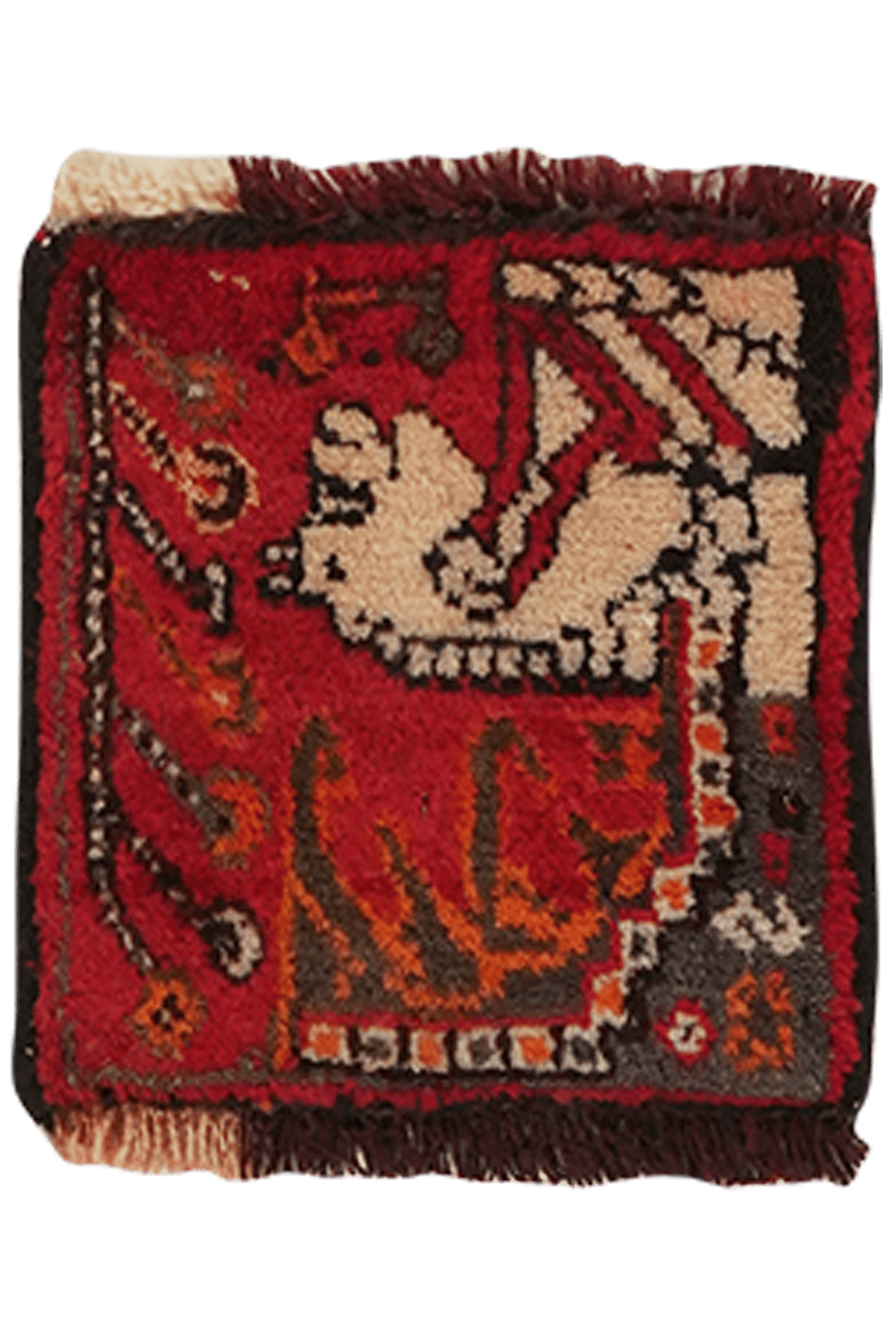Shiraz — Hand-knotted, 25x25 cm, Multicolor, 100% Virgin Wool | Main view