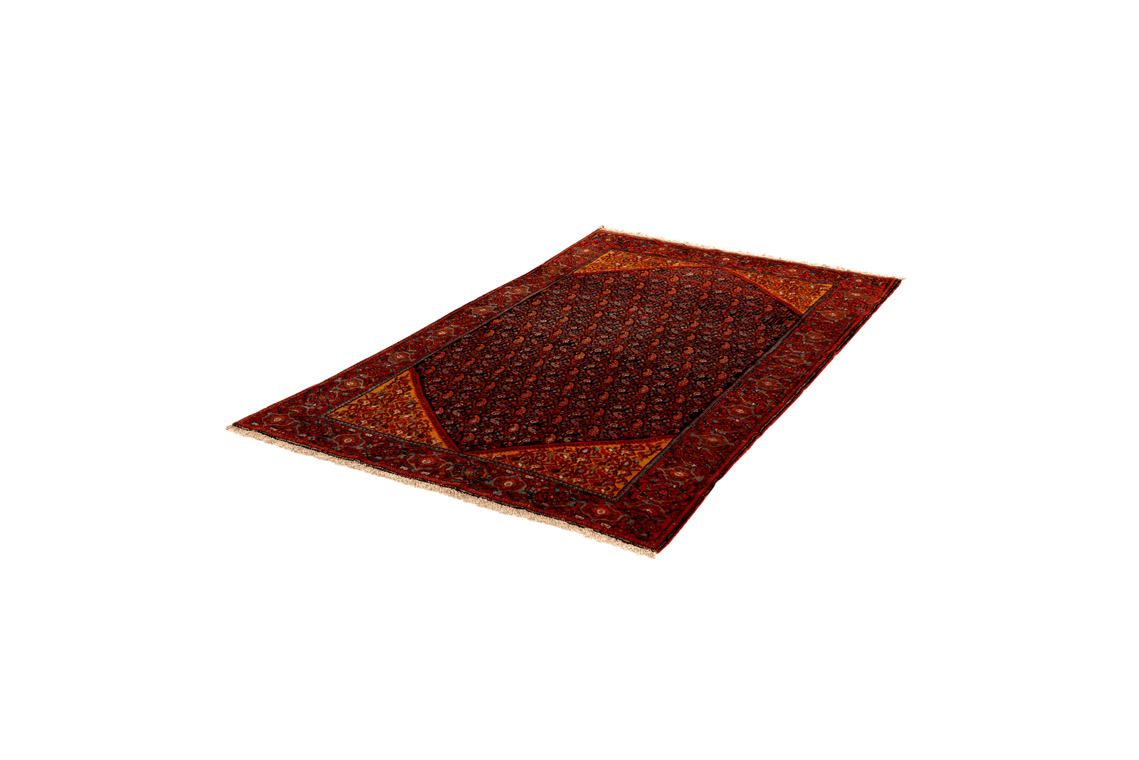 Malayer — Hand-knotted, 118x185 cm, Blue, 100% Virgin Wool | View 5