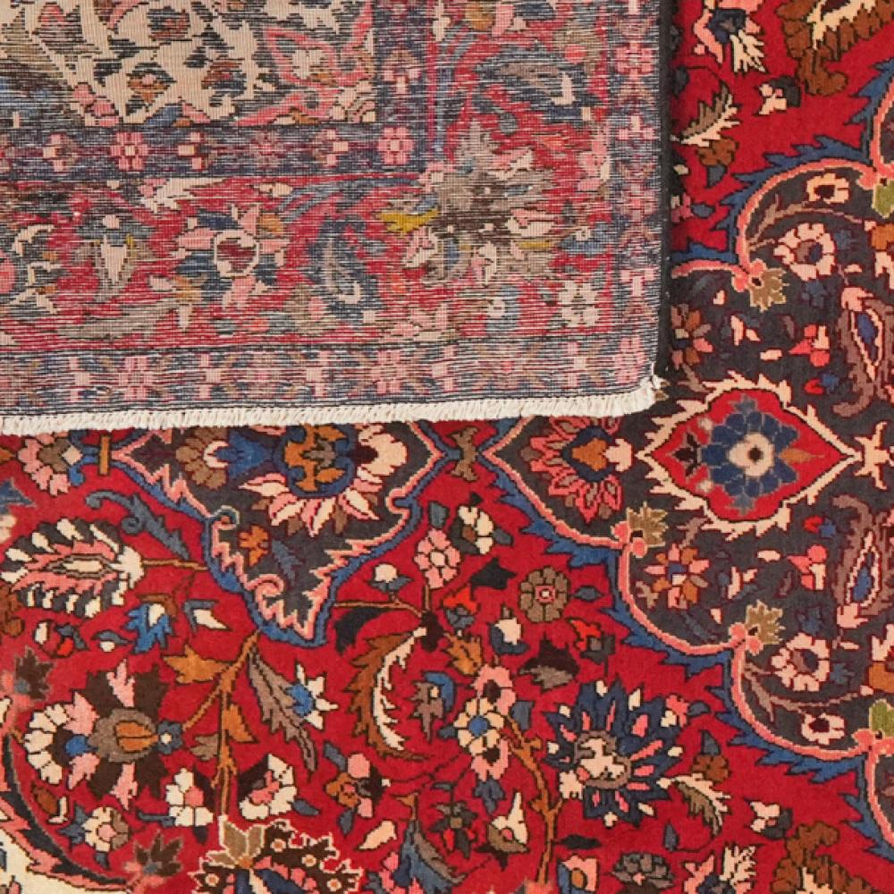 Bakhtiar — Hand-knotted, 206x307 cm, Red, 100% Virgin Wool | View 6