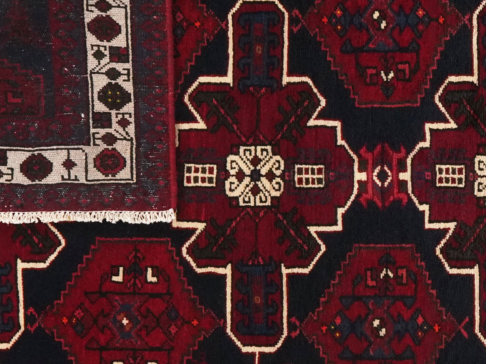 Shahsavan — Hand-knotted, 124x200 cm, Blue, 100% Virgin Wool | View 5