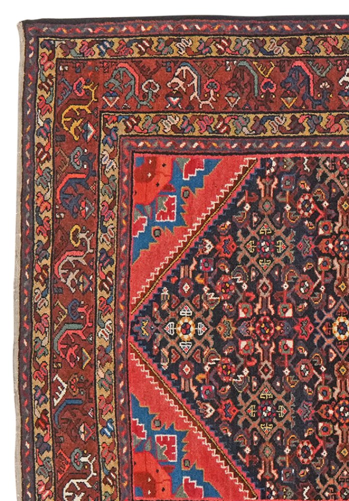 Bourtchalou — Hand-knotted, 133x208 cm, Blue, 100% Virgin Wool | View 3