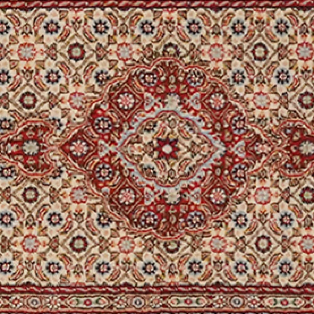 Moud Mahi — Hand-knotted, 81x391 cm, Beige, 100% Virgin Wool | View 4