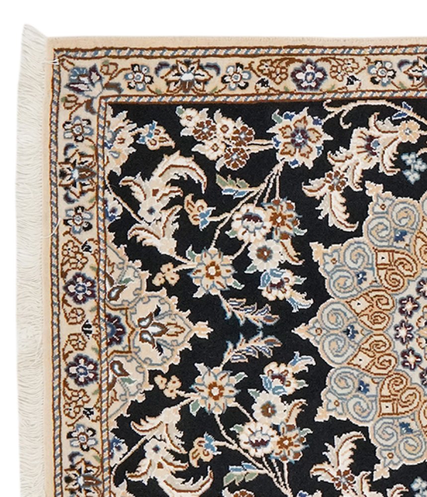 Nain 9La — Hand-knotted, 82x207 cm, Blue, 100% Virgin Wool | View 3
