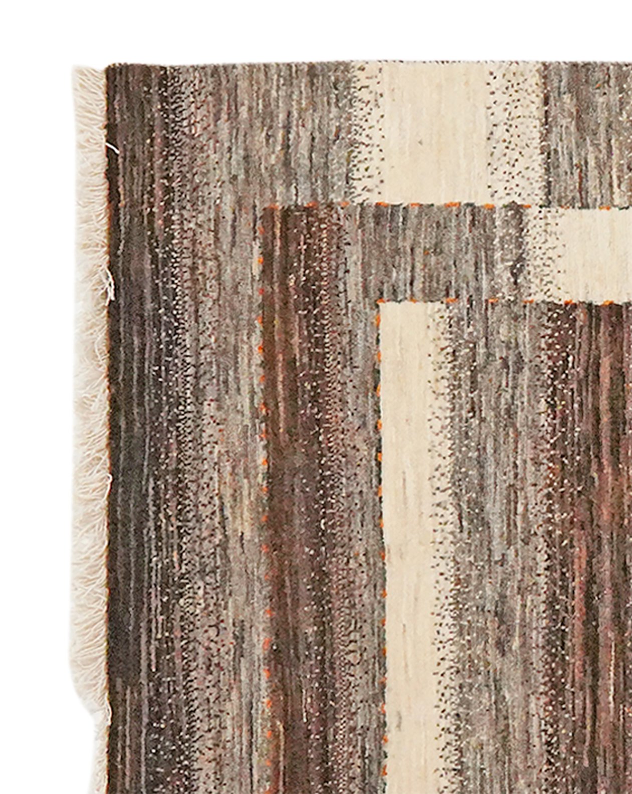 Rizbaf — Hand-knotted, 99x140 cm, Beige, 100% Virgin Wool | View 3