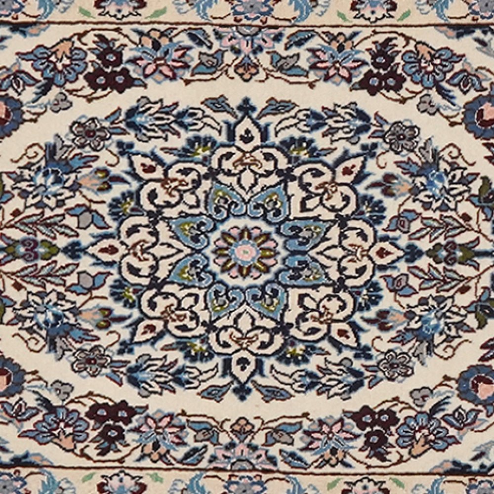 Nain 9La — Hand-knotted, 59x210 cm, Beige, 100% Virgin Wool | View 4