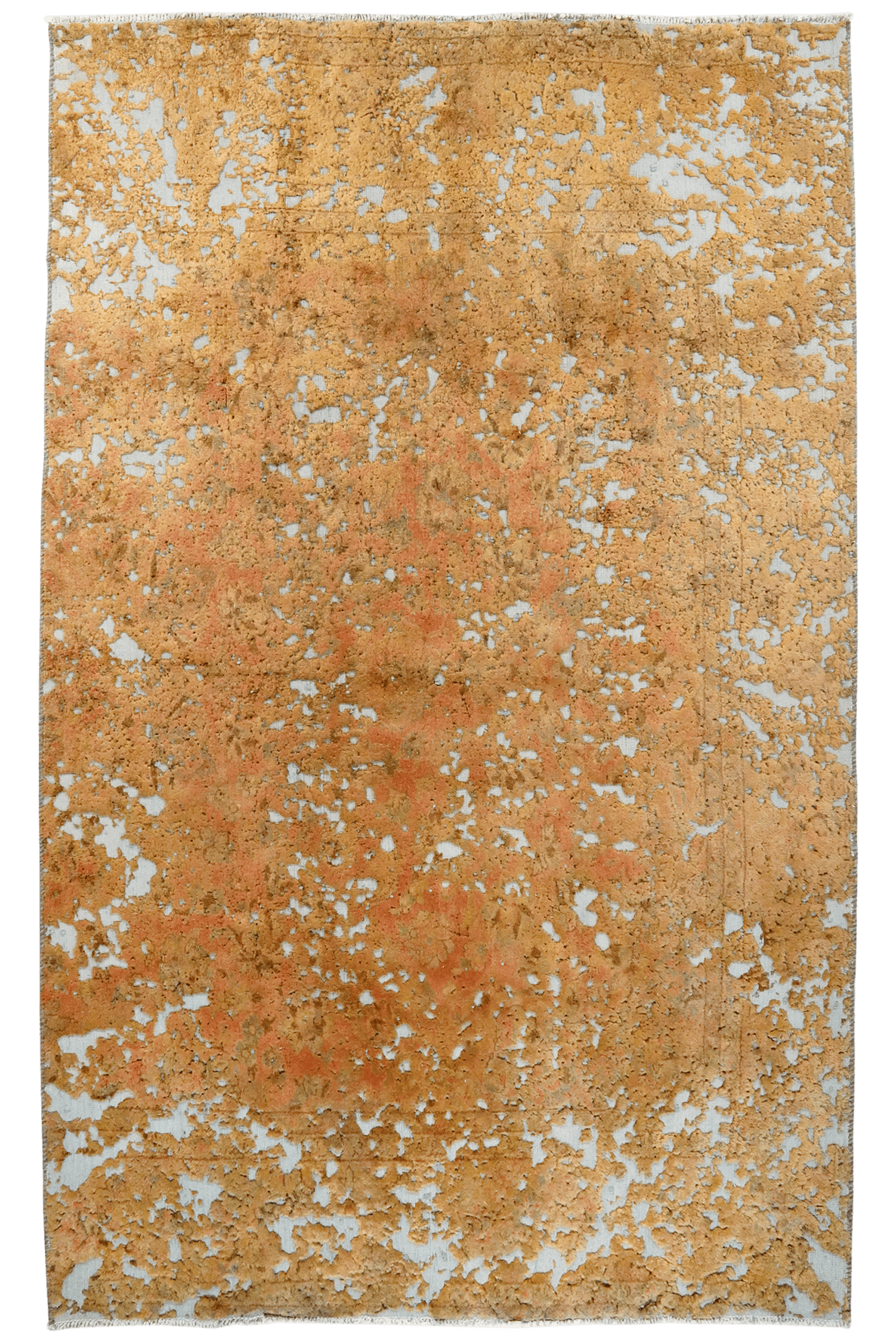 Vintage — Hand-knotted, 174x276 cm, Yellow, 100% Virgin Wool | Main view