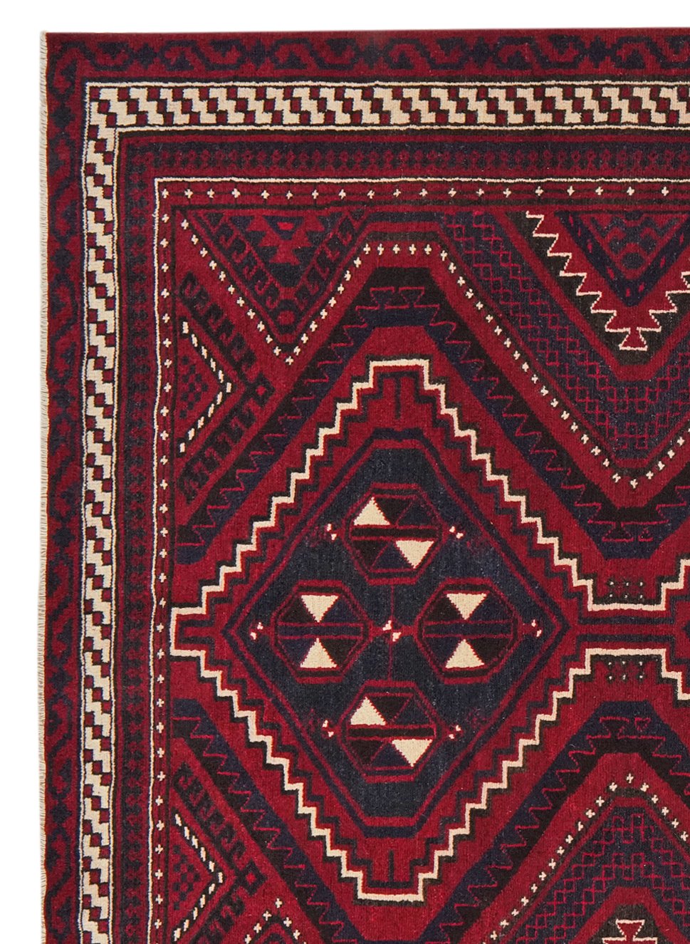 Lori — Hand-knotted, 222x316 cm, Red, 100% Virgin Wool | View 3