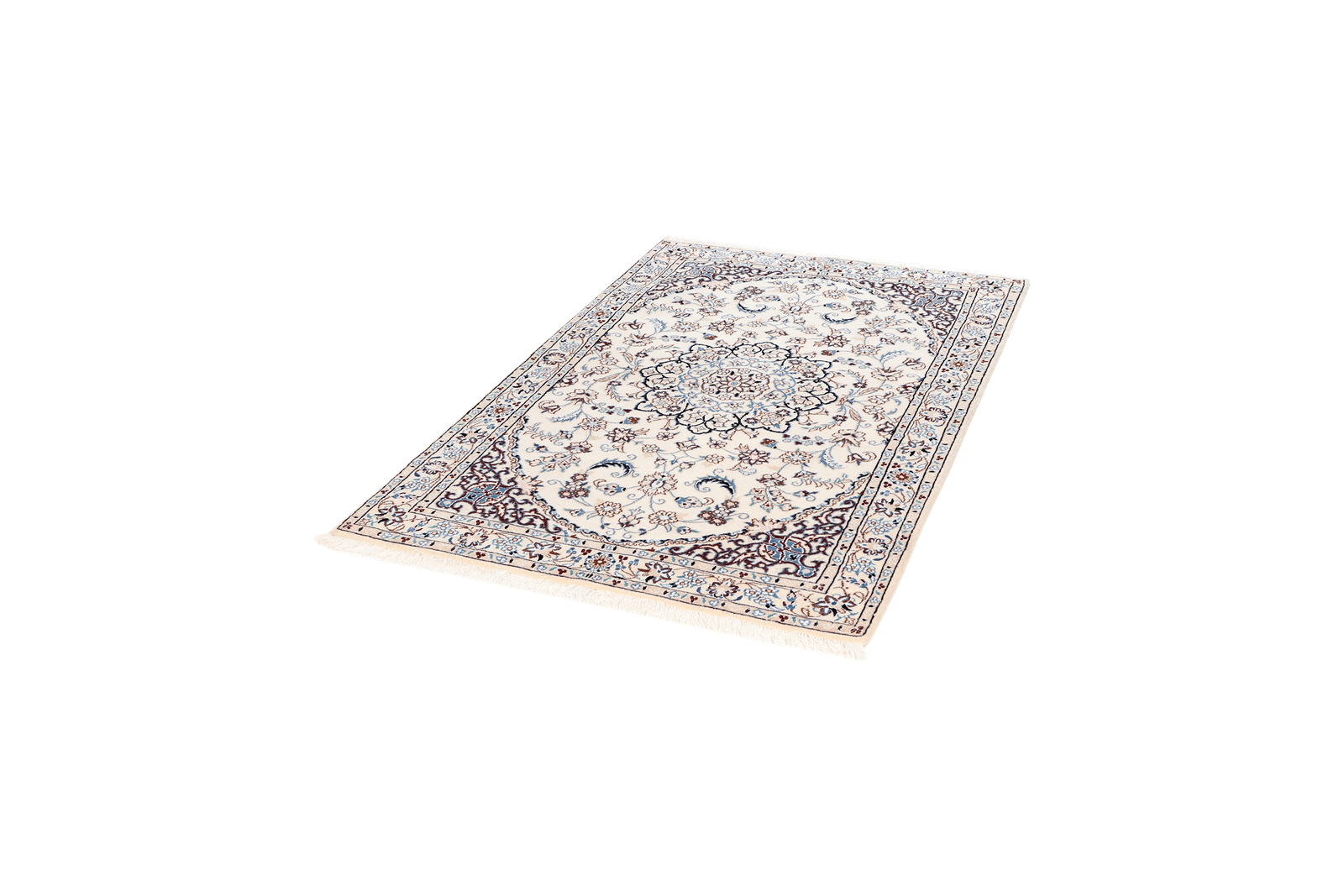 Nain 9La — Hand-knotted, 100x153 cm, Beige, 100% Virgin Wool | View 5