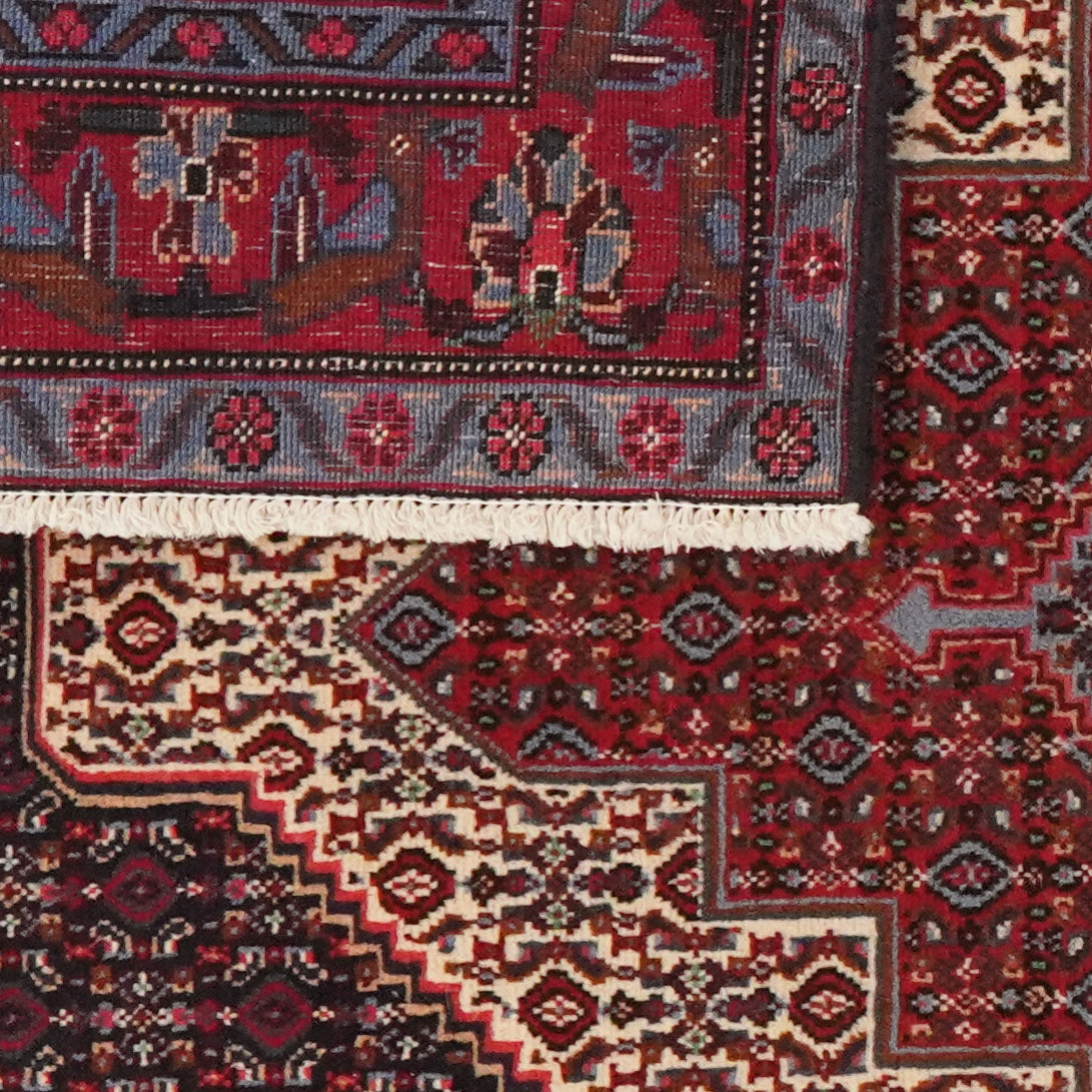 Senneh — Hand-knotted, 124x155 cm, Beige, 100% Virgin Wool | View 6