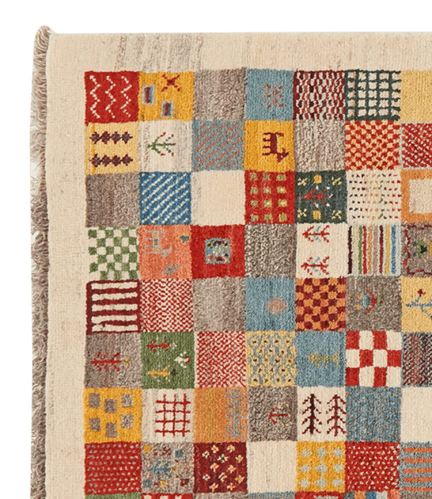 Gabbeh Sonnat — Hand-knotted, 81x170 cm, Multicolor, 100% Virgin Wool | View 3
