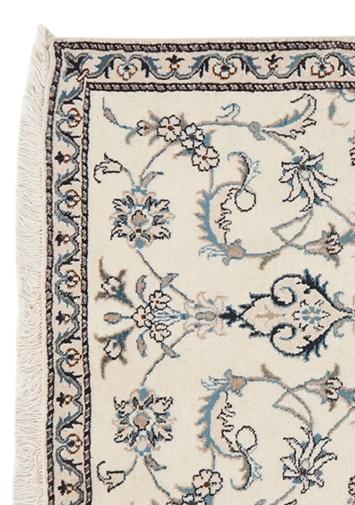 Nain 12La — Handgefertigt, 139x90 cm, Beige, 100% Virgin Wool | View 4