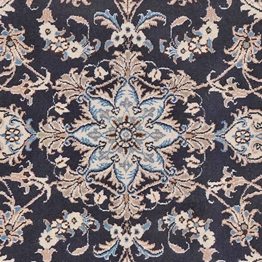 Nain 12La — Hand-knotted, 89x136 cm, Blue, 100% Virgin Wool | View 4