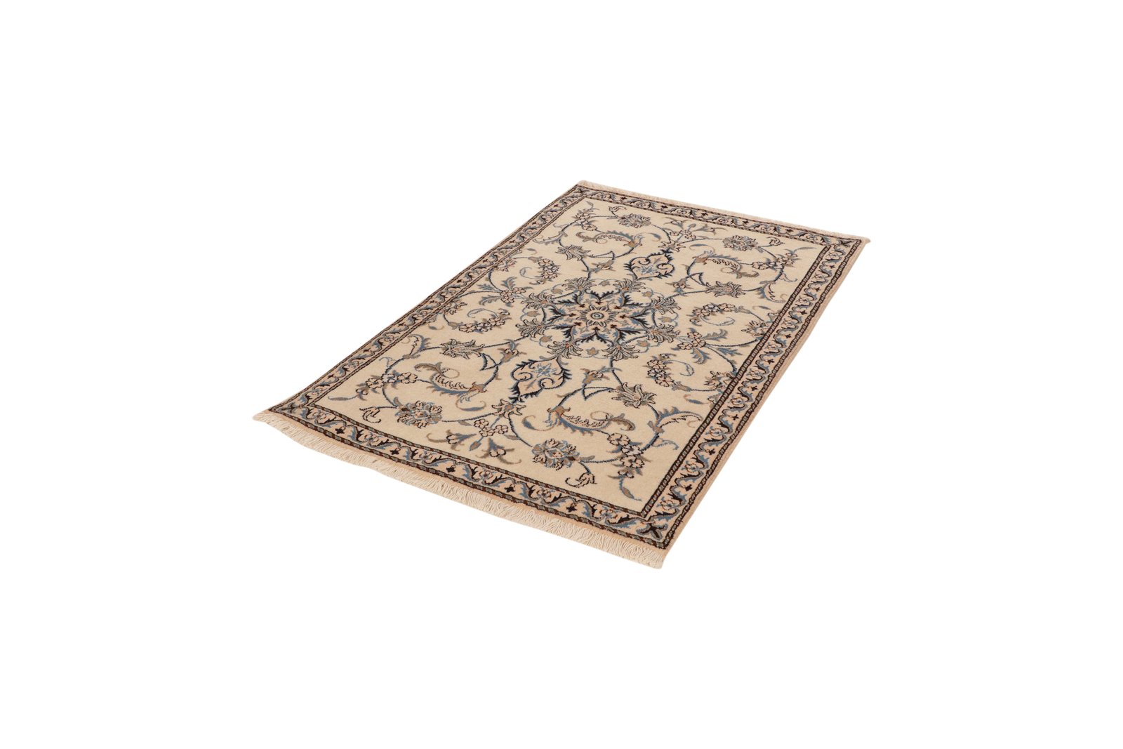 Nain 12La — Hand-knotted, 89x136 cm, Beige, 100% Virgin Wool | View 5