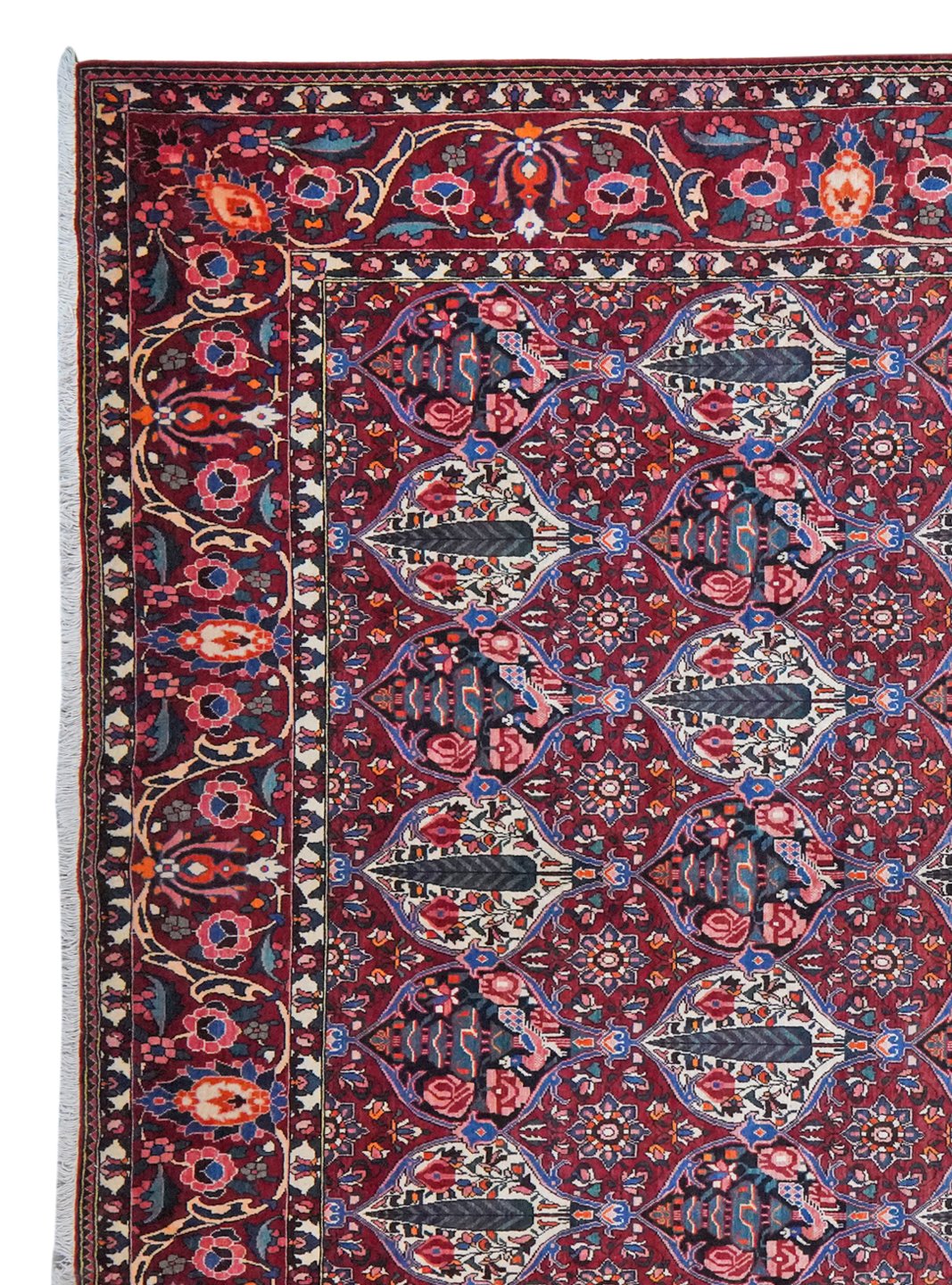 Bakhtiar — Hand-knotted, 315x413 cm, Red, 100% Virgin Wool | View 3