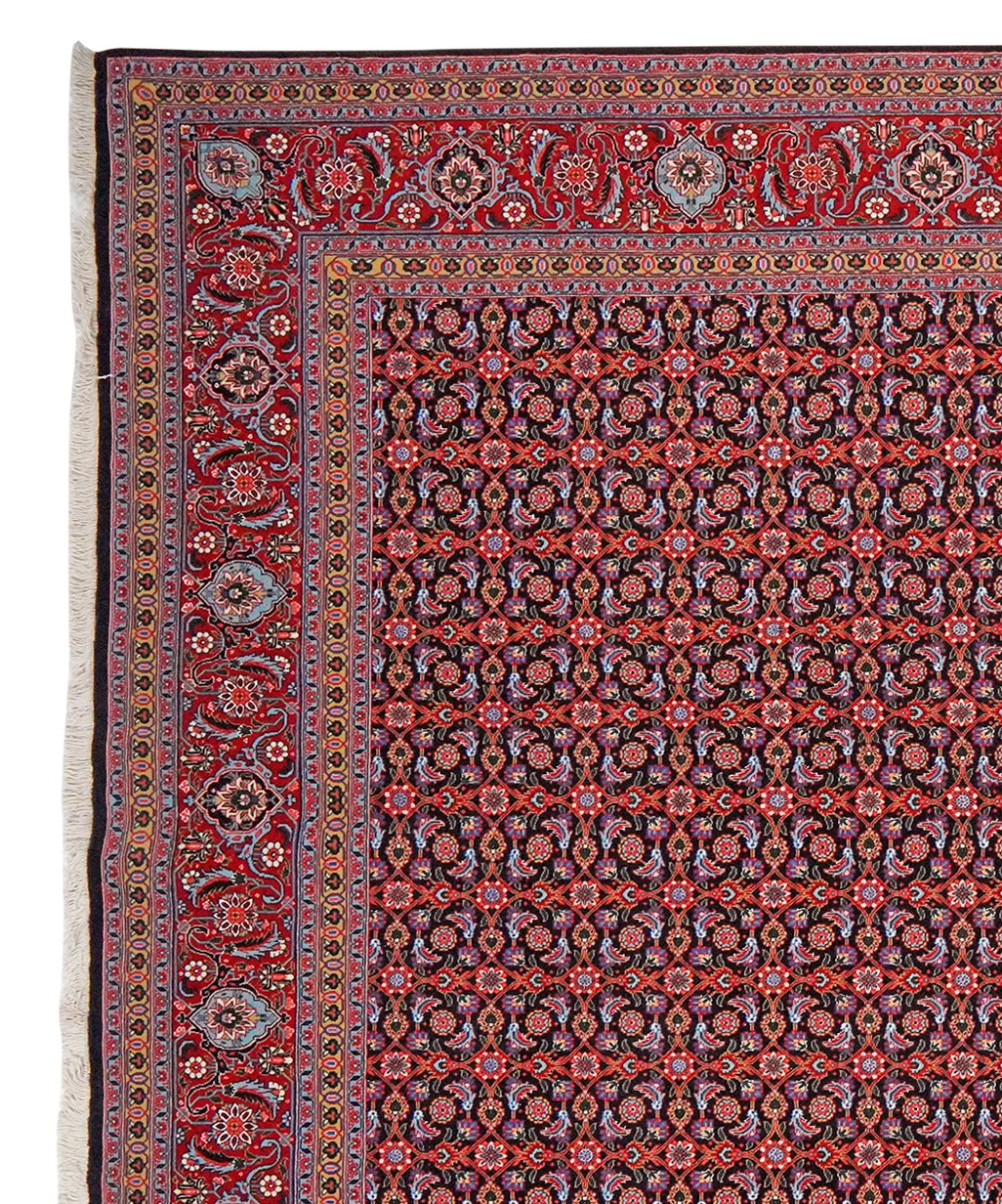 Tabriz 50 Raj — Hand-knotted, 202x305 cm, Blue, 100% Virgin Wool | View 3
