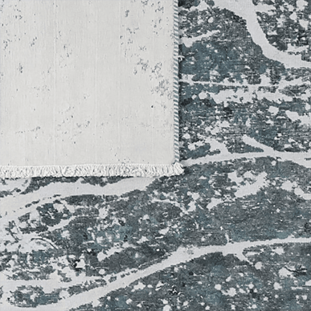 Vintage — Hand-knotted, 178x268 cm, Blue, 100% Virgin Wool | View 6