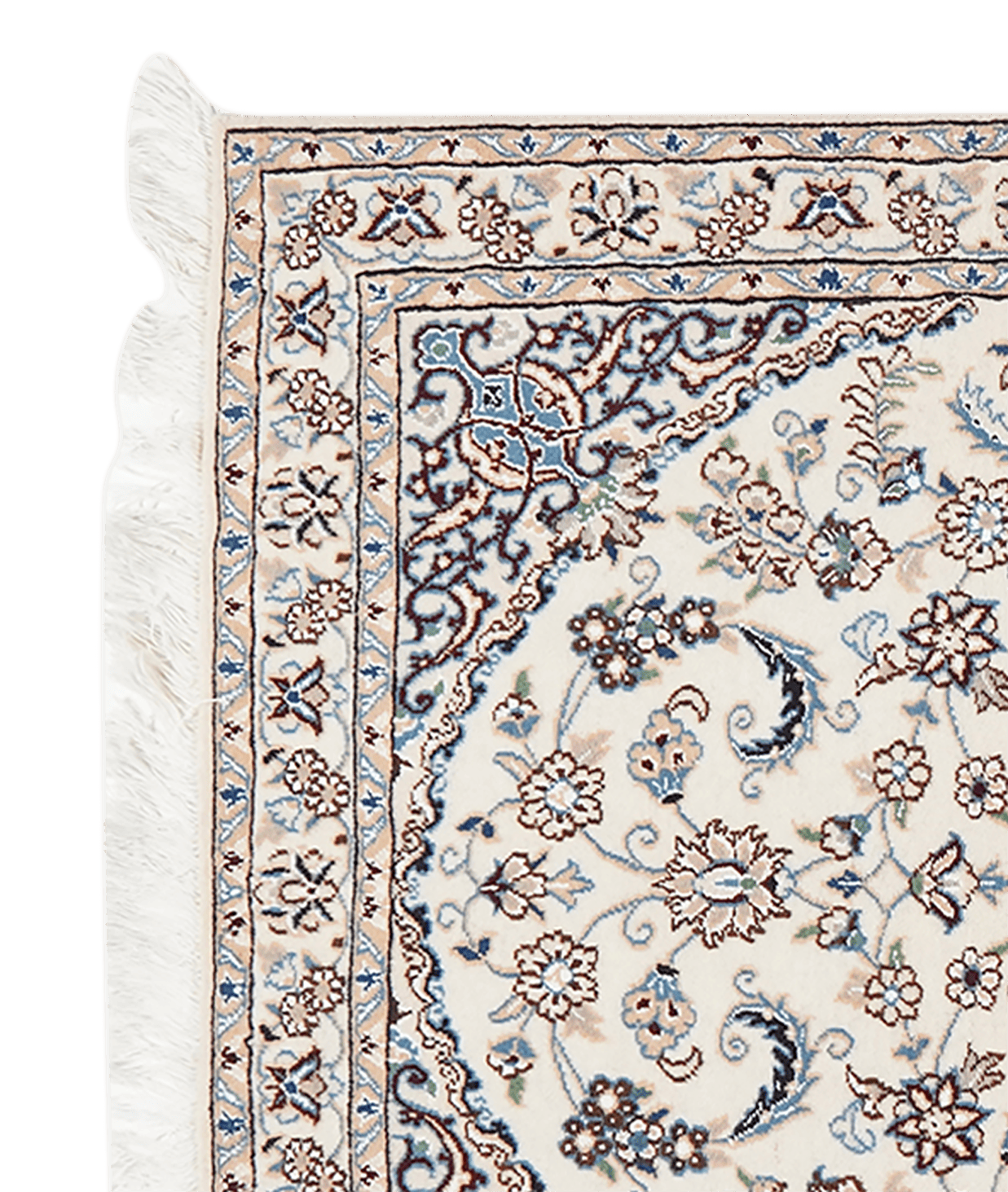 Nain 9La — Hand-knotted, 102x151 cm, Beige, 100% Virgin Wool | View 3