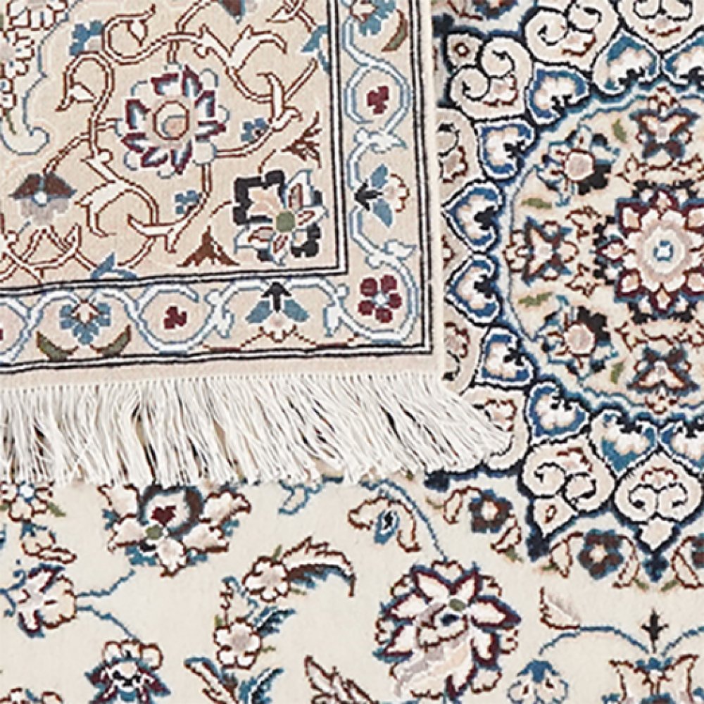 Nain 9La — Hand-knotted, 90x139 cm, Beige, 100% Virgin Wool | View 6