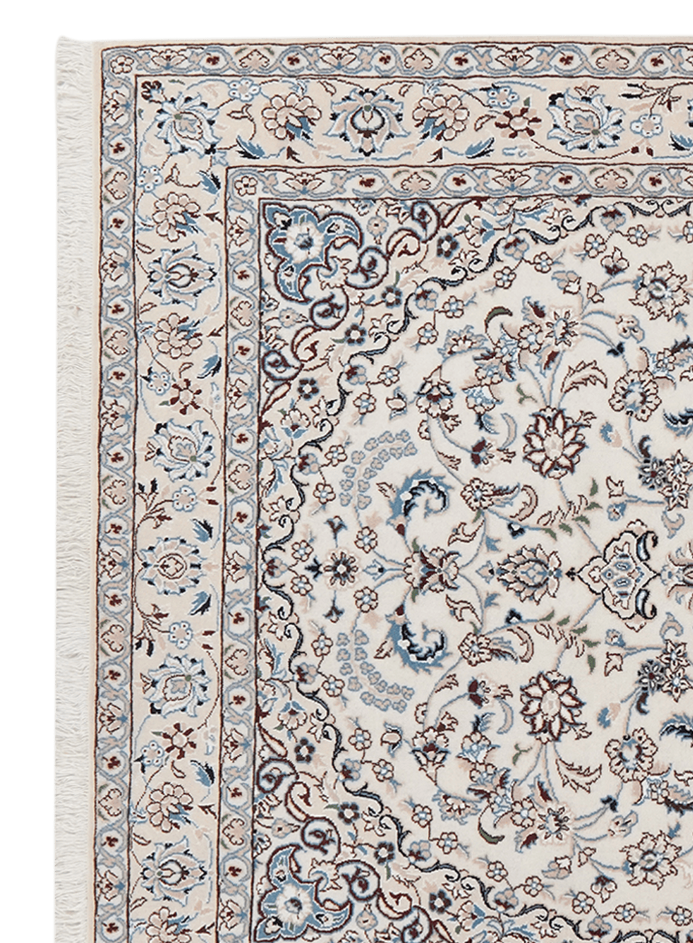 Nain 9La — Hand-knotted, 155x241 cm, Beige, 100% Virgin Wool | View 3